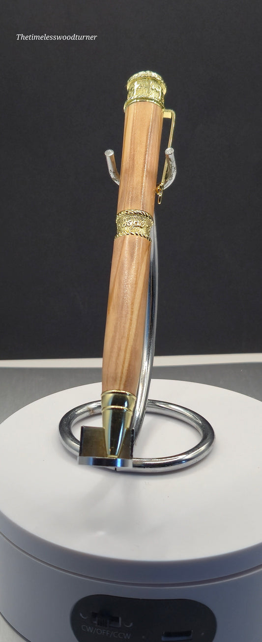 Faith Hope and Love Olive Wood Pen