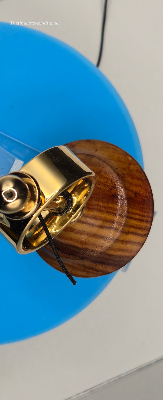 Hand Turned Olivewood Top Toy