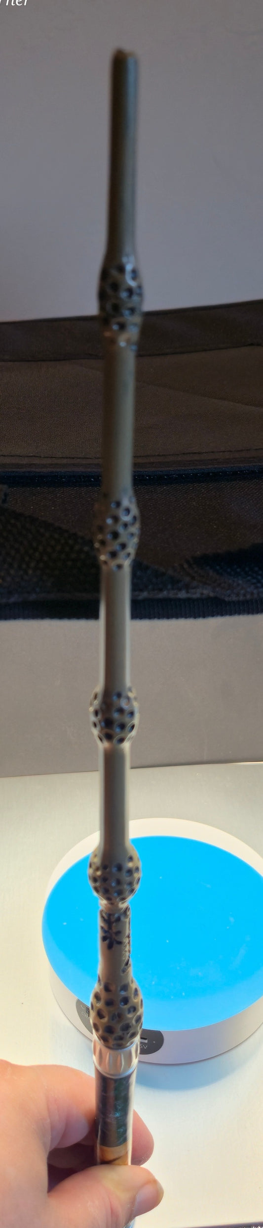 Green and silver handle HP elder wand