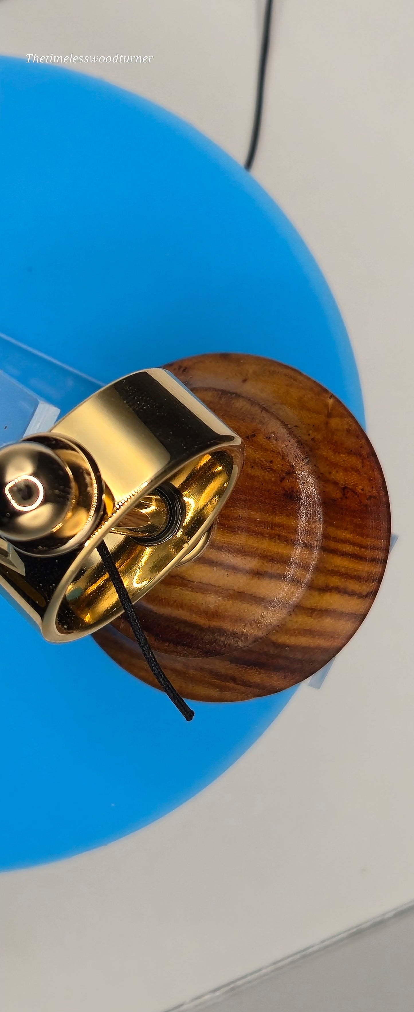 Hand Turned Olivewood Top Toy